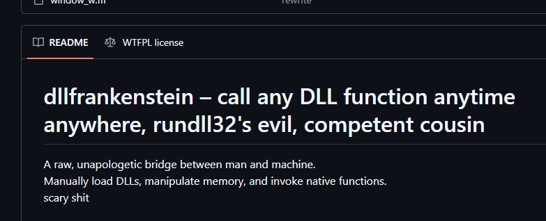 readme dllfrankenstein